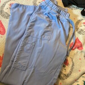 Blue scrub pants size small